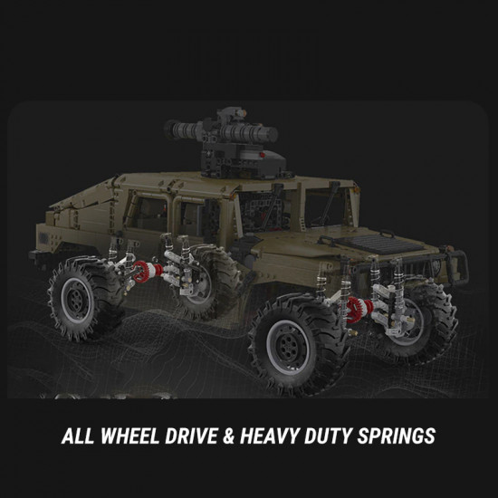 remote controlled humvee 3934pcs