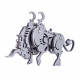 3d assembly detachable wild animal series model puzzle-horse wolf cattle