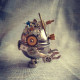 3d diy assembled metal cartoon figure model gift