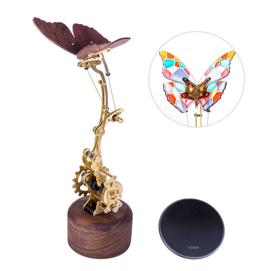 3d mechanical kinetic flying dreamy butterfly model kits