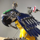 3d mechanical metal psittacidae steampunk animal sculpture  assembled