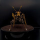 3d metal assembly diy mechanical mantis insect model puzzle kit