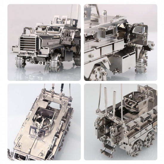 3d metal assembly model diy mine resistant vehicles mrap