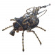 3d metal little beetle model handmade steampunk crafts sculpture