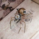 3d metal mechanical black spider assembled model handicrafts for home desk decor