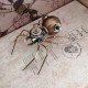 3d metal mechanical black spider assembled model handicrafts for home desk decor