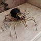 3d metal mechanical black spider assembled model handicrafts for home desk decor