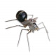 3d metal mechanical little spider insects model crafts for home decor collection