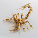 3d metal puzzle goldern scorpion king diy model kit