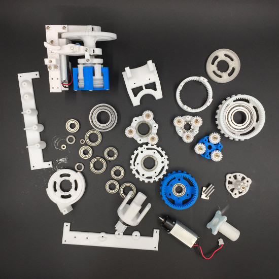 3d plastic 6at planetary gear set diy model kits