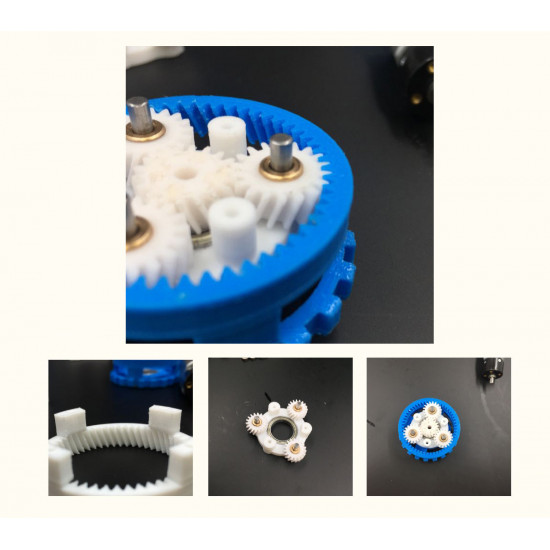 3d plastic 6at planetary gear set diy model kits