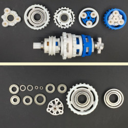 3d plastic 6at planetary gear set diy model kits