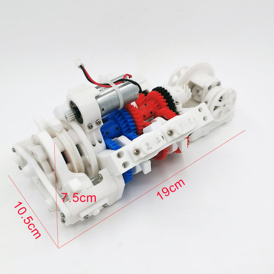 3d plastic dynamic vehicle assembly model