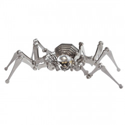3d stainless steel assembled spider clock model handmade crafts