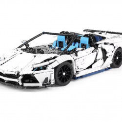 remote controlled convertible white bull 4037pcs