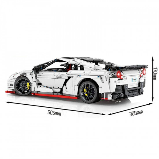 remote controlled r35 gtr 4097pcs