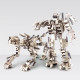 415pcs 2in1 metal deformable lion mecha puzzle assembly model building kit age 14+