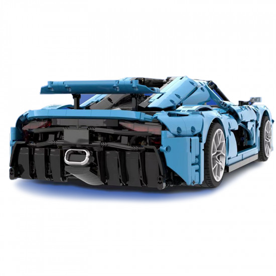 electric blue swedish hypercar 4401pcs