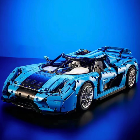 electric blue swedish hypercar 4401pcs