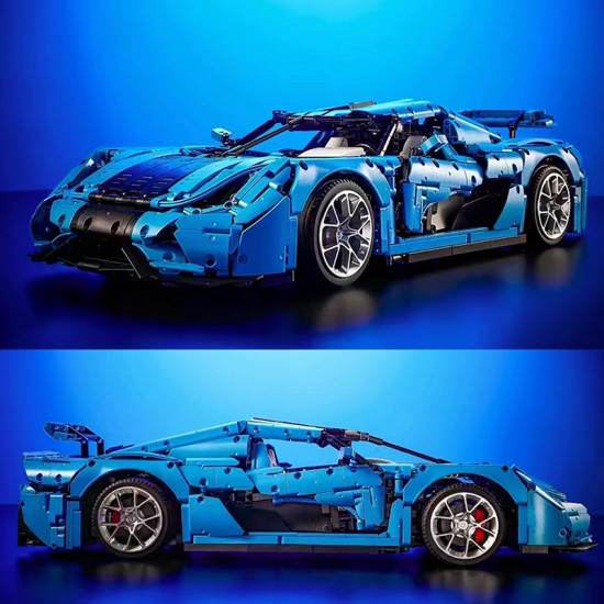 electric blue swedish hypercar 4401pcs