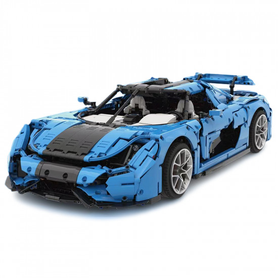 electric blue swedish hypercar 4401pcs