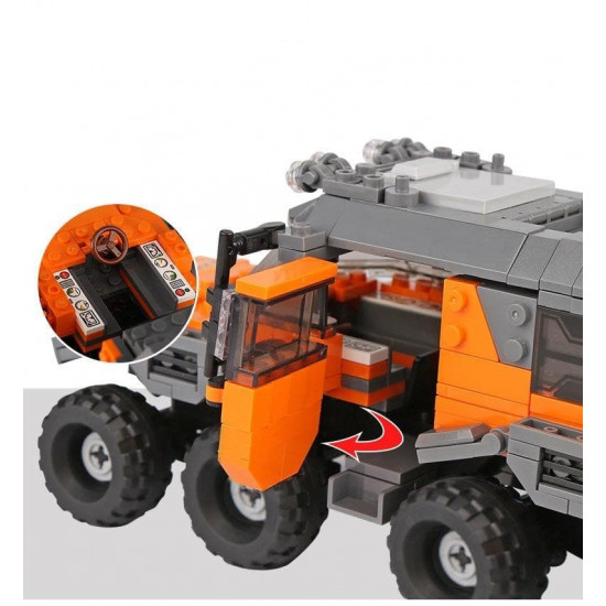 8 wheel drive truck 466pcs