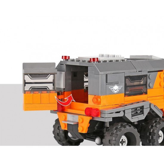 8 wheel drive truck 466pcs