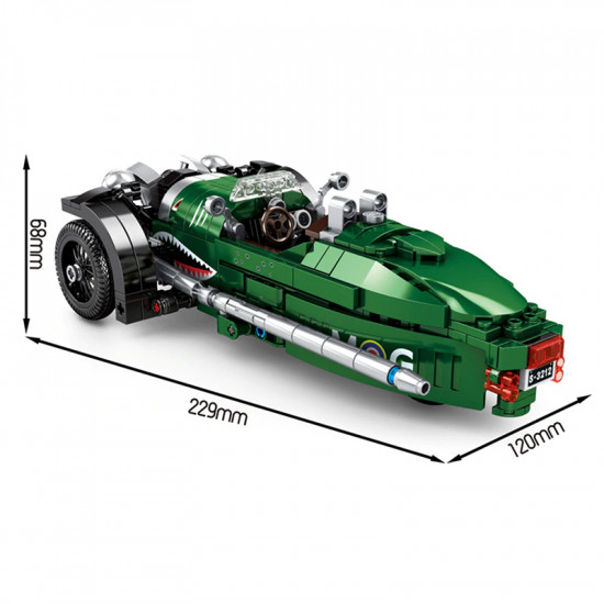 british three wheeler 487pcs