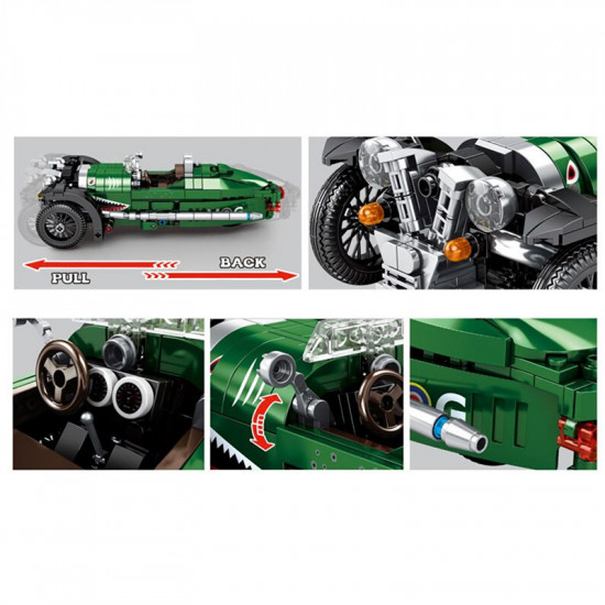 british three wheeler 487pcs