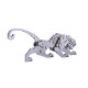 4pcs diy assembly 3d stainless steel tiger cattle cock horse puzzle toy