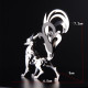 4pcs metal diy assembly detachable unicorn wolf lion fox model 3d puzzle kit