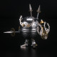 4pcs set 3d assembly mini mecha soldier figure diy metal mechanical puzzle model kit toys