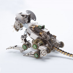 525pcs steampunk 3d metal mechanical mouse model assembly kit