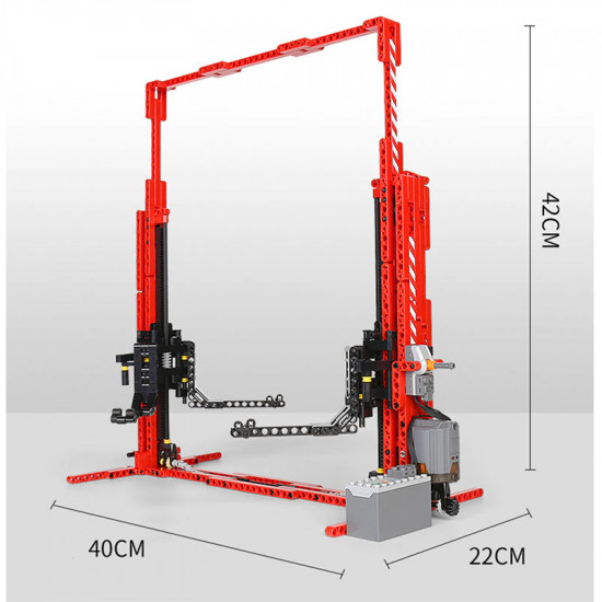 1:8 electric car lift 536pcs