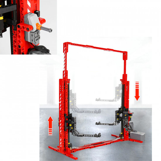 1:8 electric car lift 536pcs