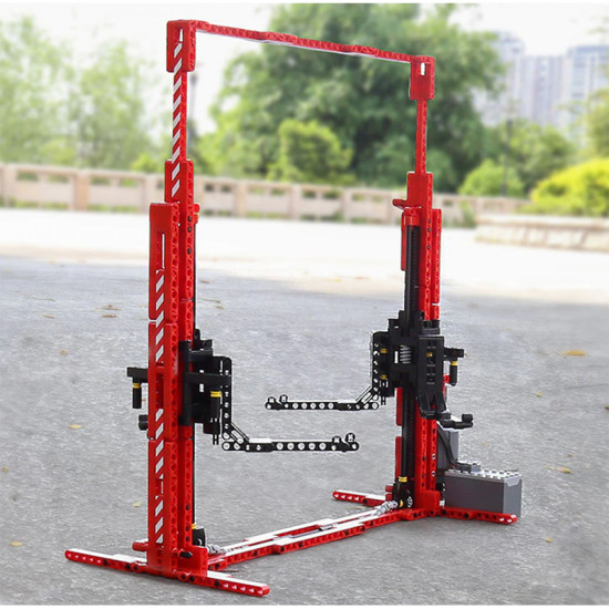 1:8 electric car lift 536pcs