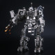 547pcs 25cm 3d metal assembly combat mecha figure model building kit