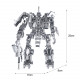 547pcs 25cm 3d metal assembly combat mecha figure model building kit