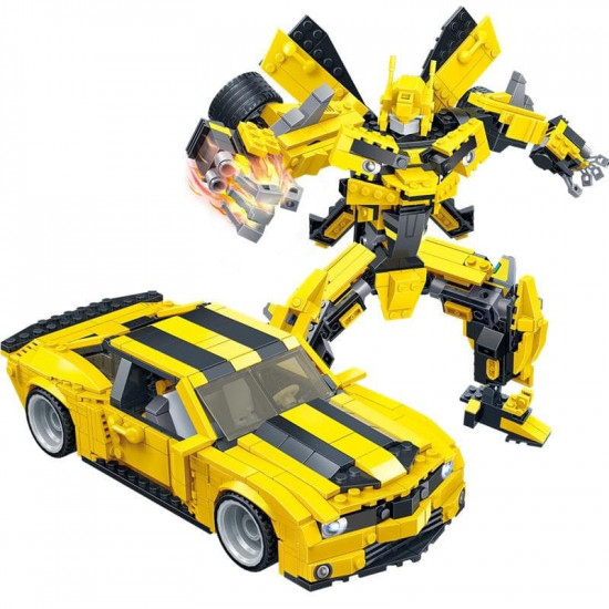 2in1 robot & car 584pcs