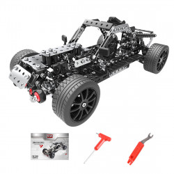 618pcs diy stainless steel assembly off-road vehicle crawler car toy model building kit