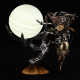 628pcs steampunk mechanical metal wasp on glow jupiter moon planet series
