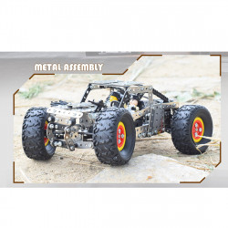 657pcs diy stainless steel high speed off-road vehicle assembly car toy