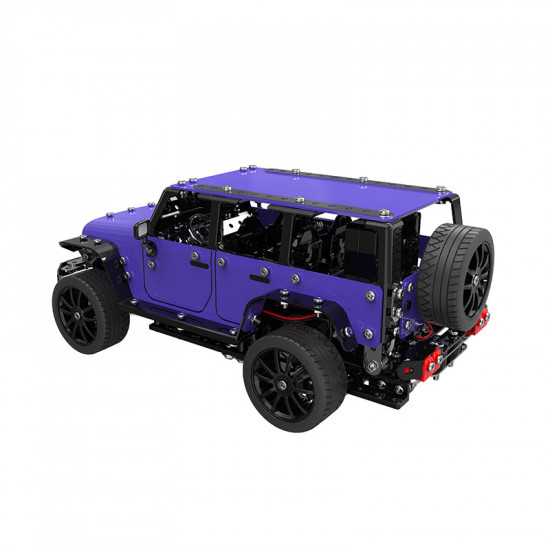 659pcs 1:16 2.4g 6ch 3d metal rc off-road vehicle puzzle toy