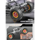 694pcs 3d metal off road monster truck puzzle model kit assembly toy for adults