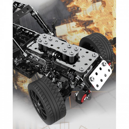 694pcs 3d metal off road monster truck puzzle model kit assembly toy for adults