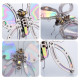 6pcs/set steampunk butterflies effect in chaos world diy kit