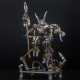 922pcs diy mechanical 3d fighting solider mecha with stand holder assembly kit