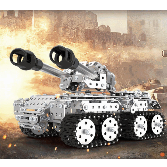 939pcs diy tank metal model kits handmade assembly 3d metal puzzle toys