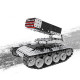 945pcs 3d metal puzzle assembly rocket and tank military model kit