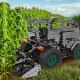 946pcs 3d metal gear drive big farm combine wheat harvester assembly toy